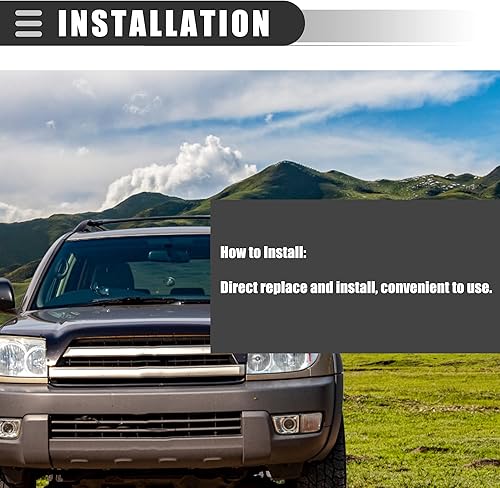 Miniatura 4 de Motoforti Boquilla de lavado de parabrisas delantero de automóvil, Jet Spray de un solo agujero, para Toyota Corolla 2008-2014, plástico, goma,