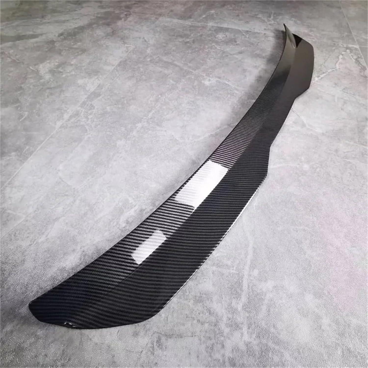 for Dodge Caliber 2006-2011 Hatchback Rear Roof Spoiler Car Tail Wing Decoration Strips Styling Body Kit Accessories(Carbon Look)