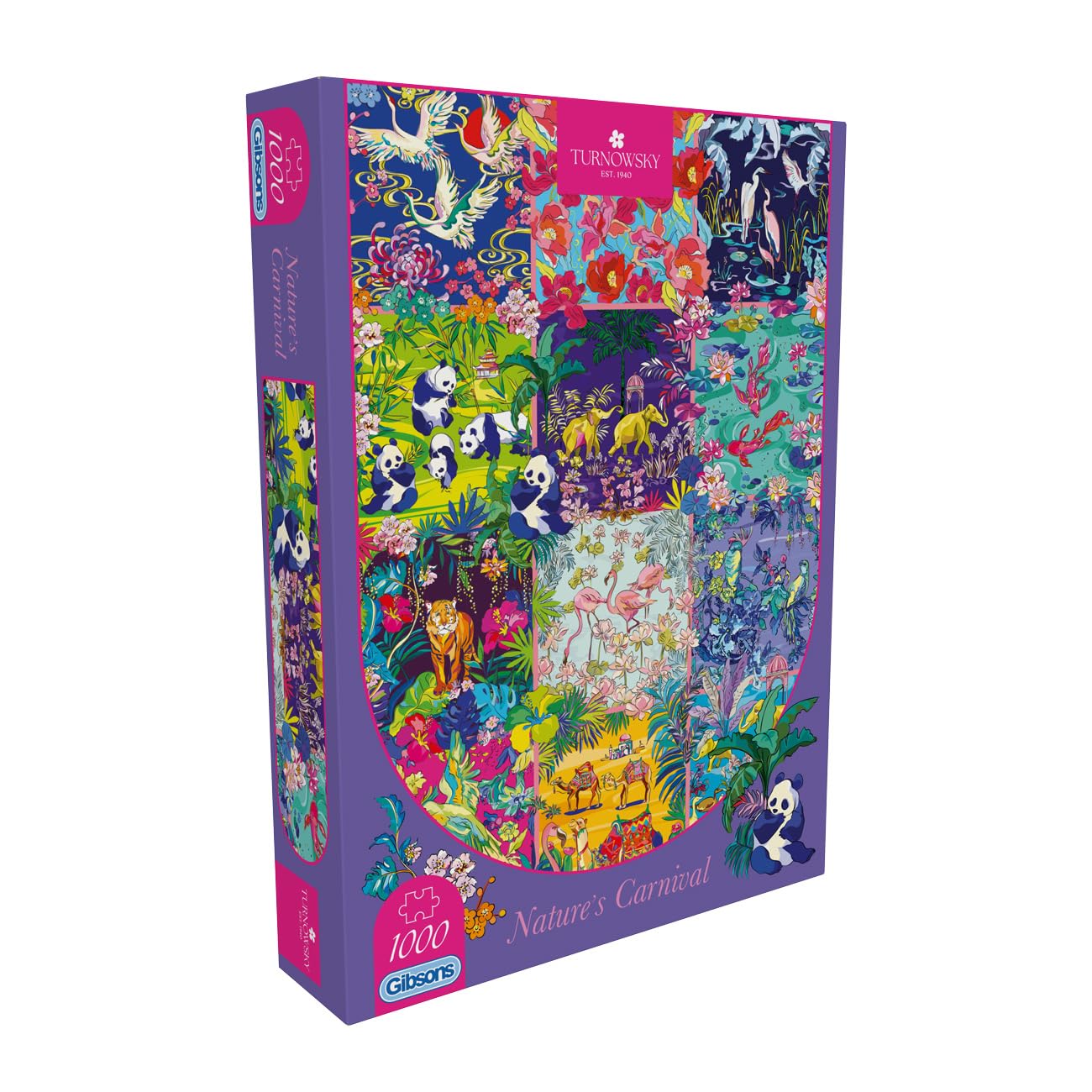 Amazon.com: Gibsons HoT Nature's Carnival 1000 Piece Jigsaw Puzzle