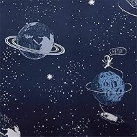 Vista 4 de Galaxy Space Bedding - Funda de edredón de microfibra para niños y adolescentes, funda de edredón ligera para niños y adolescentes