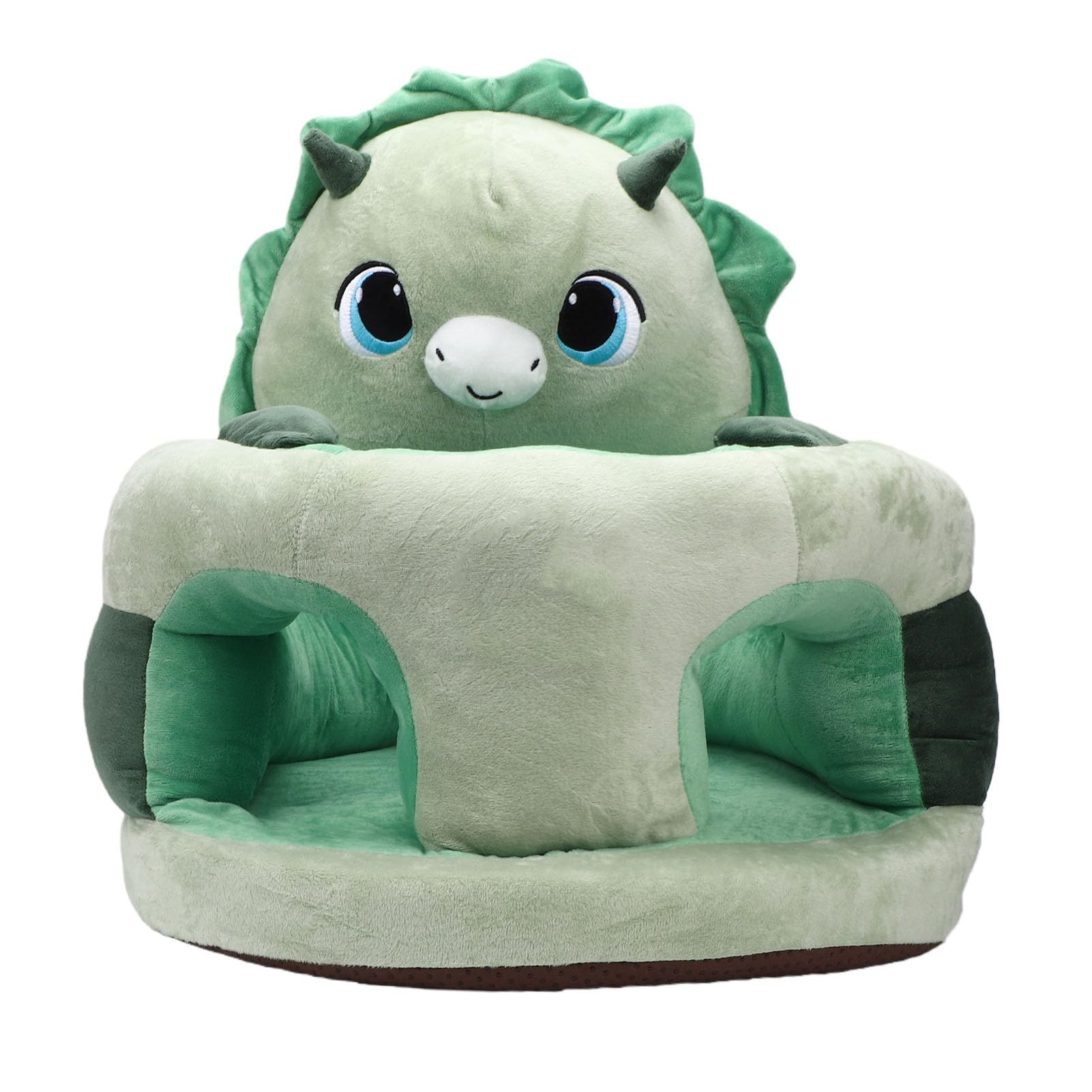 Tosuny Seggiolino da Terra per Bambino, Comodo Sedile con Supporto per lo Schienale in Morbido Peluche, Divano in Peluche con Animali dei Cartoni Animati per Bambino, Divano per Neonato con Fondo