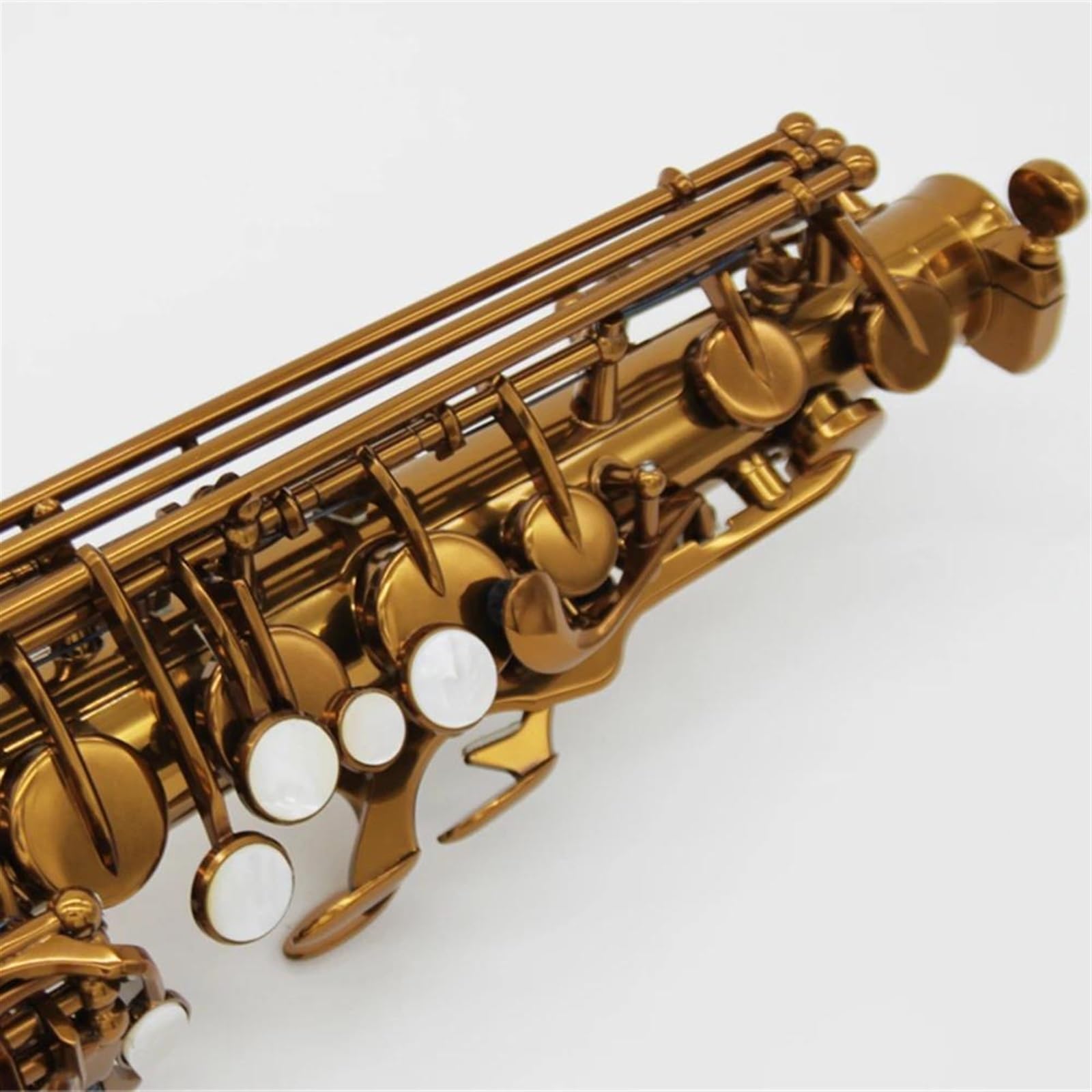 Saxofón Saxofón Profesional Para Estudiantes, Cuerpo Negro, Teclas Doradas, Saxofón Alto