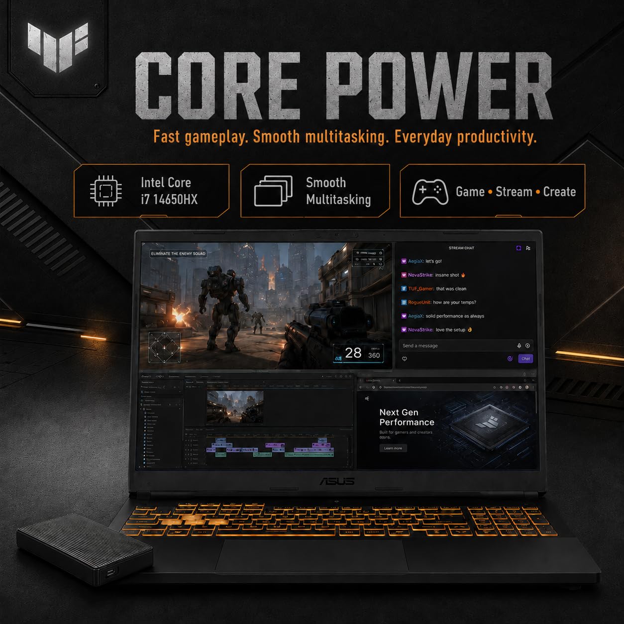 Amazon.co.jp: ASUS TUF F16 (2025) ゲーミングノートPC 16インチ 