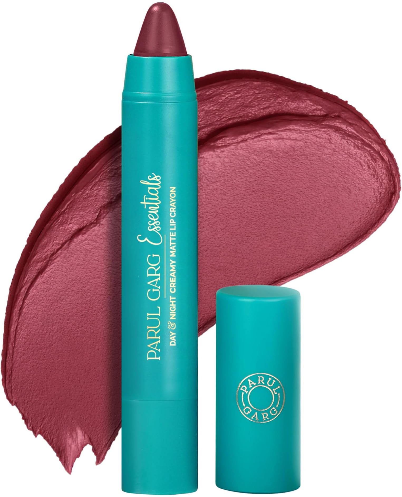 Parul Garg Beauty Creamy Matte Lip Crayon | Soft Matte & Hydrating Formula with Almond Oil & Vitamin E | Rich Pigment & Comfortable Wear | 100% Vegan (First Love 34)