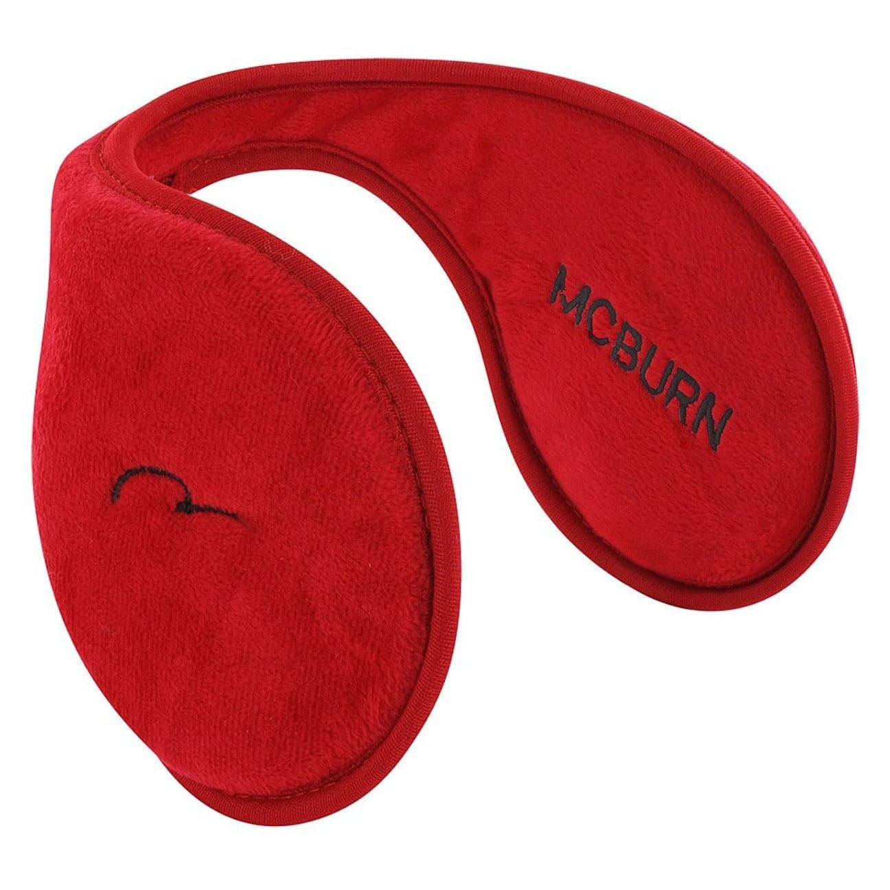 McBURN Earband Ear Warmers Women/Men - Warm Ears Band Men Winter Autumn-Winter - One Size red
