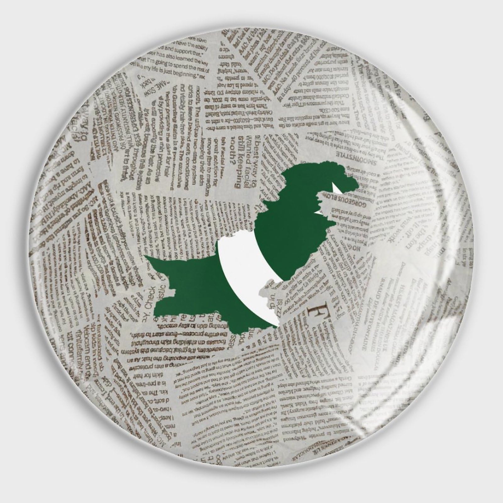 Imanes de la bandera de Pakistán para pizarra de oficina y cocina pack de 4 piezas de vidrio