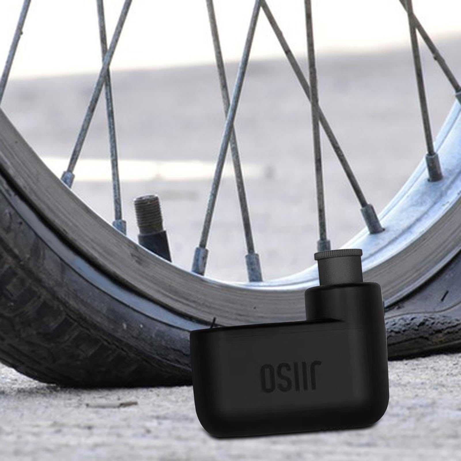 Minibomba Eléctrica, Bomba de Aire para Bicicleta Eléctrica, Inflador de Neumáticos Recargable de 100 PSI, Bomba Portátil para Inflar Balones, Negro