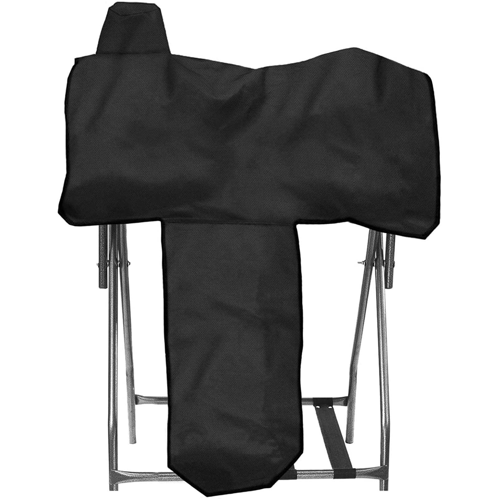 Housse de selle Western - Housse de selle en tissu Oxford | Équipement de cheval étanche et stable Housse de selle anti-rayures robuste noire de haute