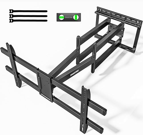 monTEK Soporte de pared para TV de brazo largo para la mayoría de televisores de 43 a 90 pulgadas, soporte de TV de extensión de 42.5 pulgadas