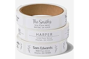 Personalized Address Label Roll