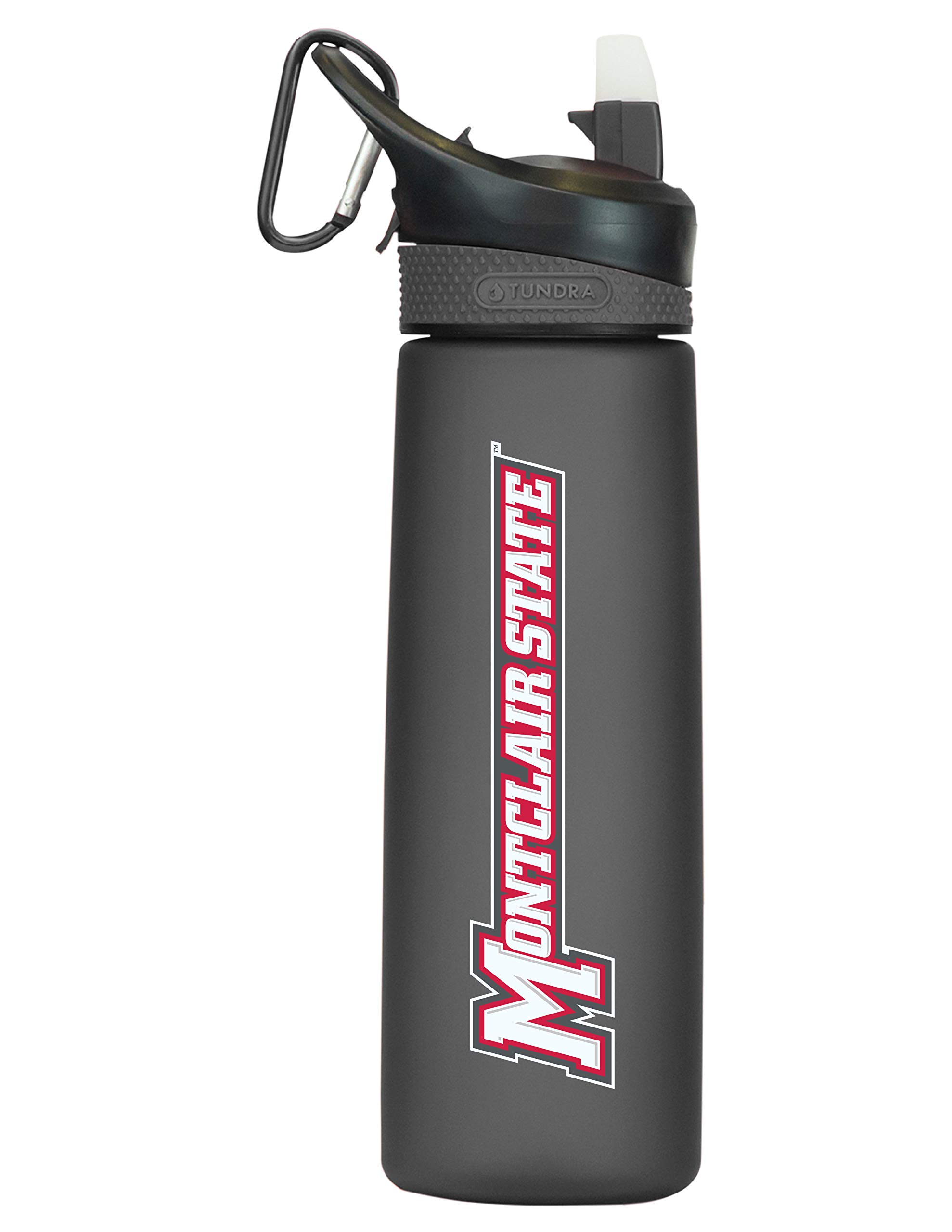 Montclair State University Tritan Plastic Frosted Sport Bottle, Design-1 - Black