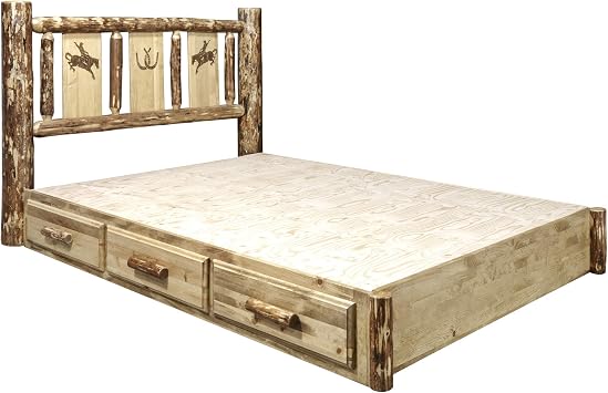 Montana Woodworks Glacier Country Collection Platform Bed