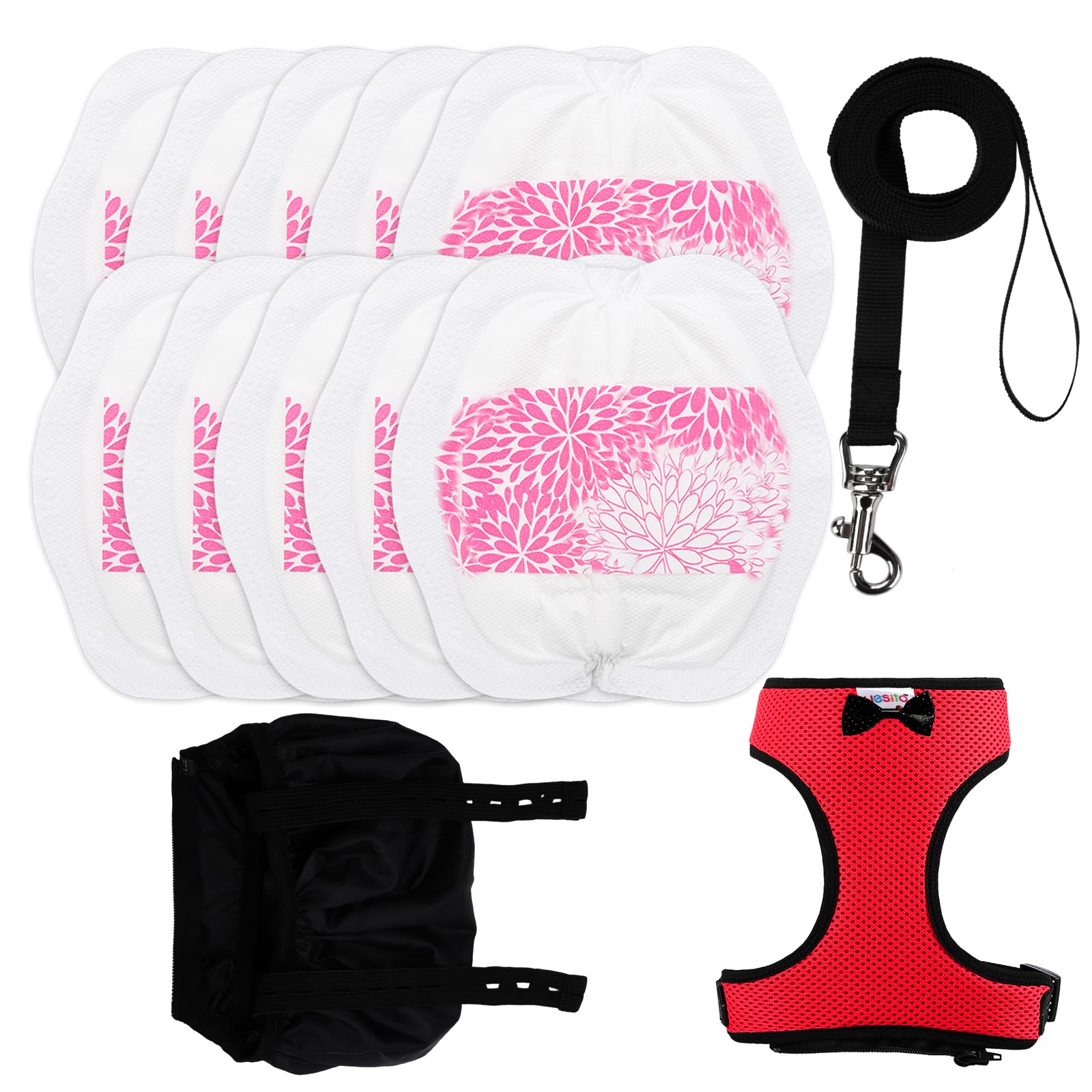 Adjustable Chicken Harness Diaper (5.4ft Leash) – Breathable &amp; Washable Secure Training for Hens, Ducks &amp; Chicks | Outdoor Walking &amp; Discipline Solution