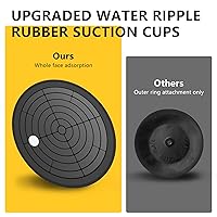 Vista 4 de 2 Pack 8"Suction Cups for Glass,Heavy Duty Glass Suction Cups to Lift Large Glass,Max Load 880lbs Window Suction Cups,Powerful Industrial Tile
