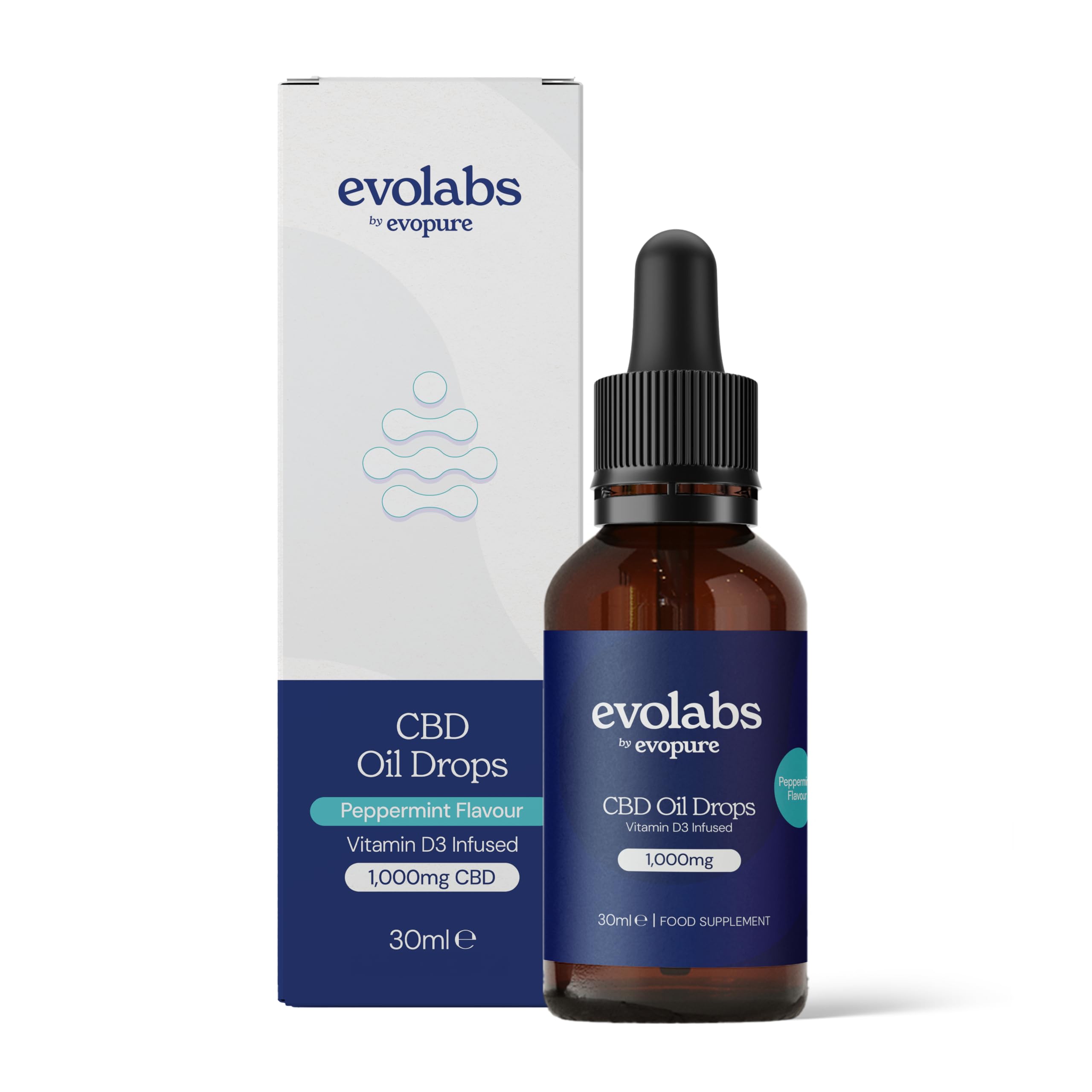 CBD Oil 1000mg Broad Spectrum with Vitamin D3 – Mint Flavour – Immune, Mood  & Stress Support – THC Free, Vegan – MCT Oil 30ml