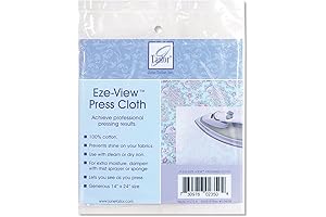 June Tailor Eze-View 24-by-14-Inch 100% Cotton Press Cloth for Trouser Press
