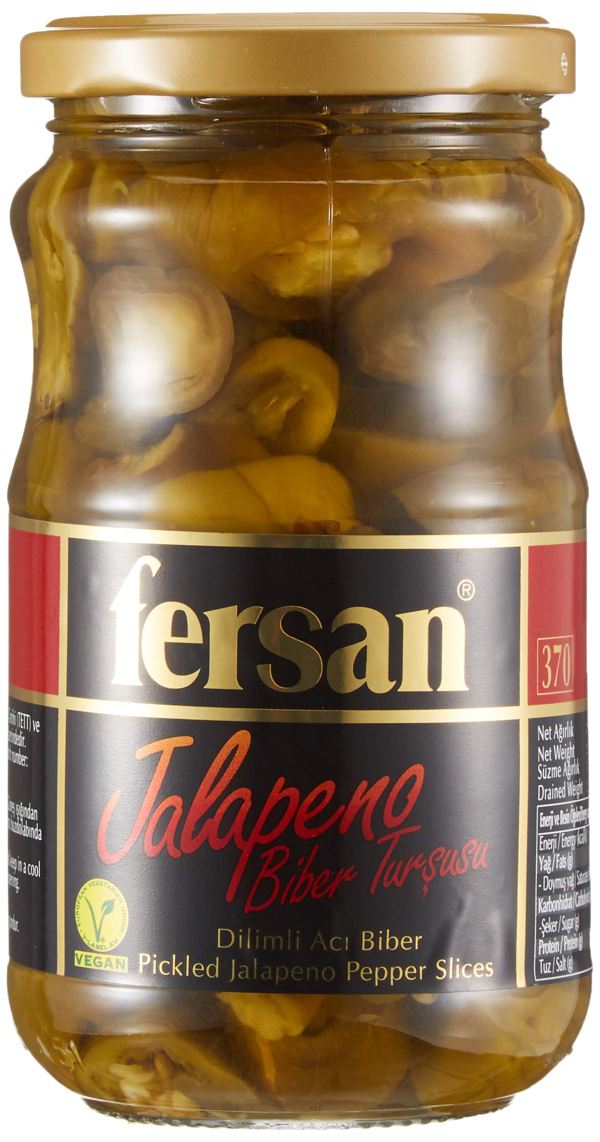 Fersan Jalapeno Turşu 360 gr (Vegan)
