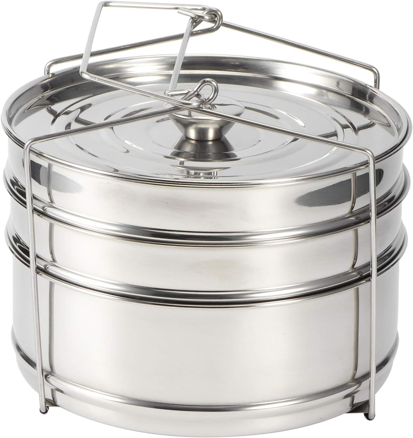 Steamer Pot Steamer Pot Food Steamer Stackable 3 Tier Stainless Steel Steamer Cooker Pot Set Cook Food Pressure Pot Accessories