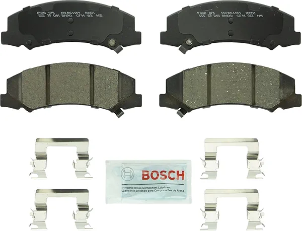BOSCH BC1159 QuietCast Premium Ceramic Disc Brake Pad Set - Compatible with Select Buick Allure, LaCrosse, Lucerne; Cadillac DTS; Chevrolet Impala, Monte Carlo; FRONT
