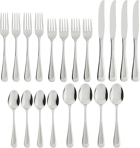 Miniatura 2 de Oneida Sand Dune Juego de cubiertos satinados 20 unidades Plateado