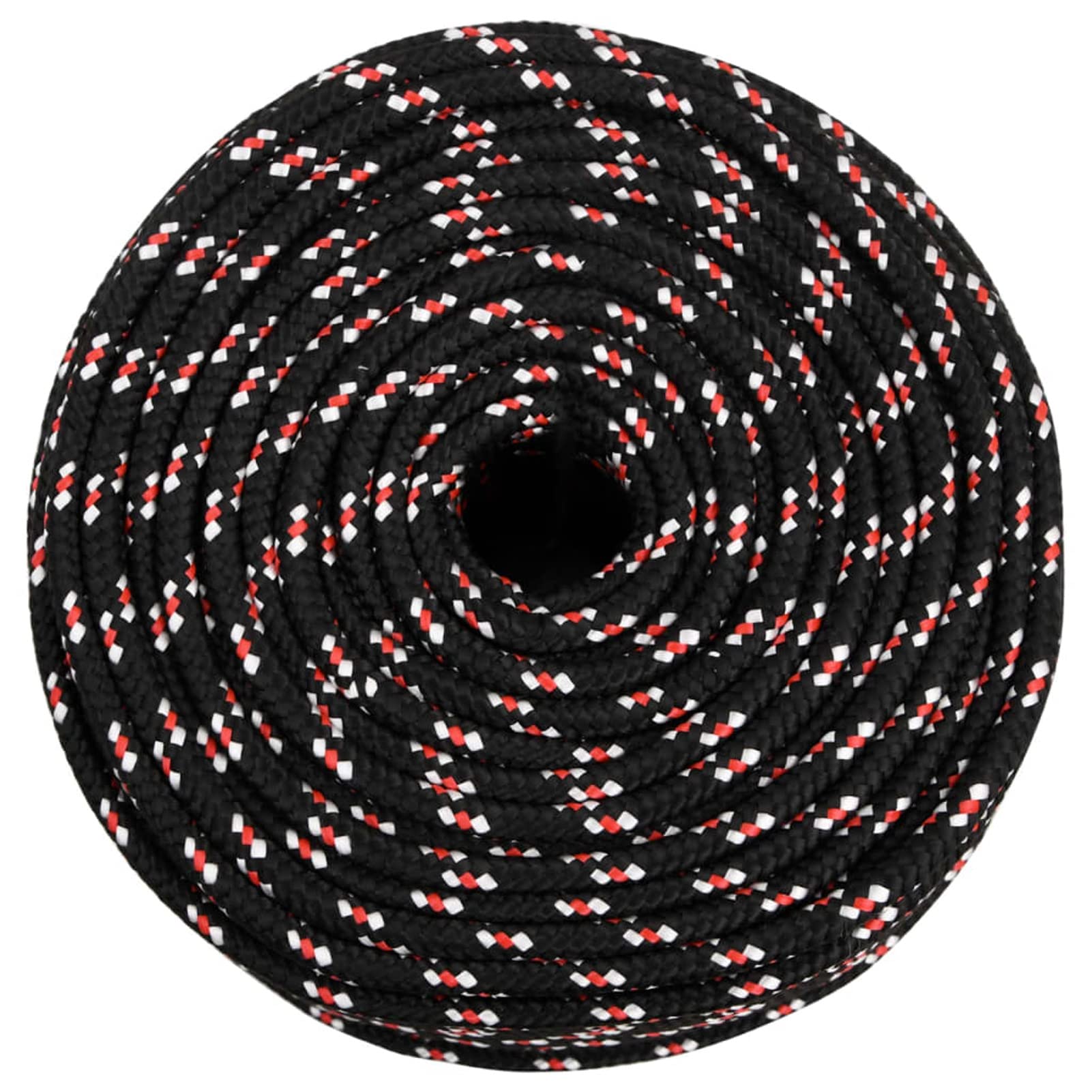 Cuerda de Barco Polipropileno Negra 10 mm 500 m, Roll Drap, Cuerda Marina, Cuerda Tendedero, Cuerda Toldo Exterior, Cuerda De Lona, Cuerda Barco