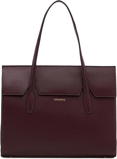 Miraggio Clea 14 Inch Laptop Tote Bag For Women Office Use | Office Tote Bag With Padded Laptop Sleeve And Zipper Closure...