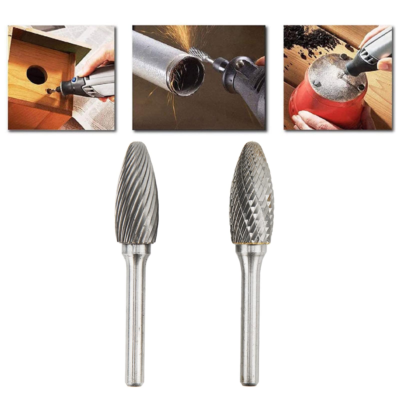 Yctze Schaft, Premium-Hartmetall für Metallarbeiten, Holzschnitzerei, Schleifen, Langlebiger Dura-6-mm-Schaft, Metallbearbeitungswerkzeuge, Holzschnitzwerkzeuge, Schmuckherstellungswerkzeuge,