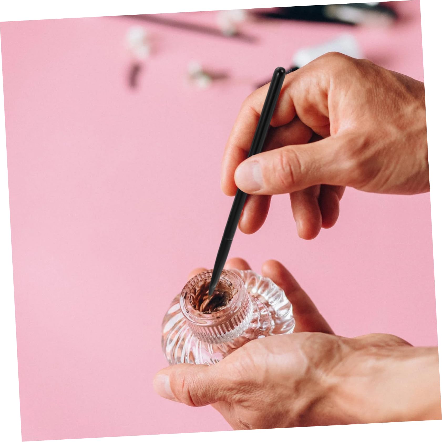 Gogogmee 12pcs Makeup Brush Set Angled Eyeliner Eye Shadow Professional Beauty Tool