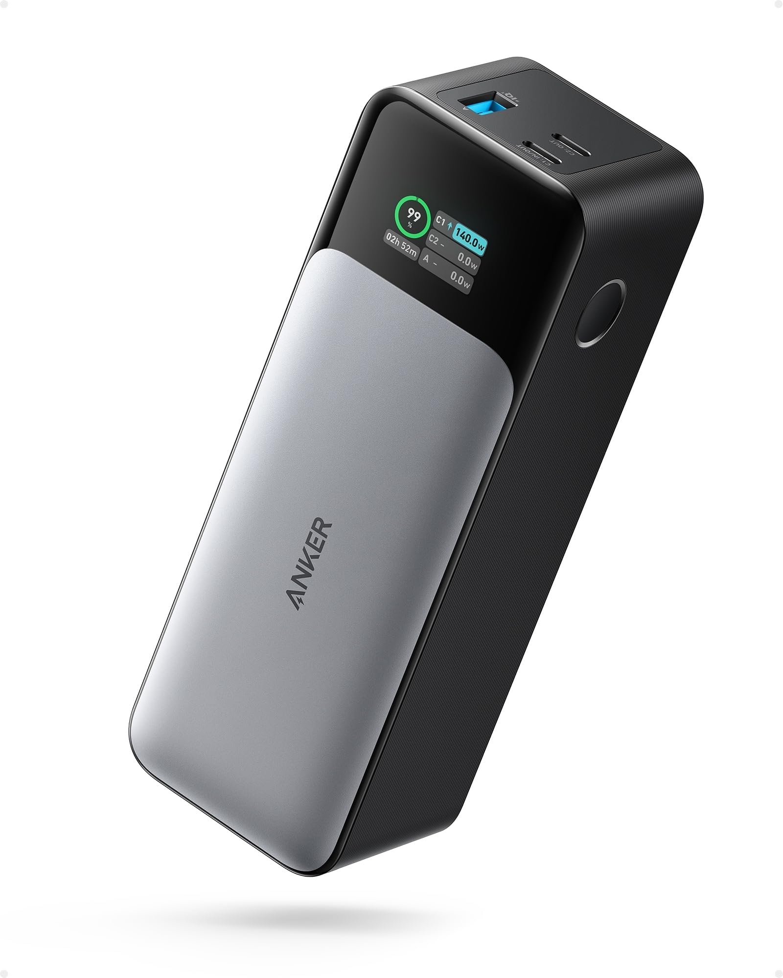Power Bank, 24,000mAh 3-Port Portable Charger with 140W Output, 737 (PowerCore 24K), Smart Digital Display, Compatible with iPhone 16/15/14/13 Series, Samsung, Dell, AirPods, and More