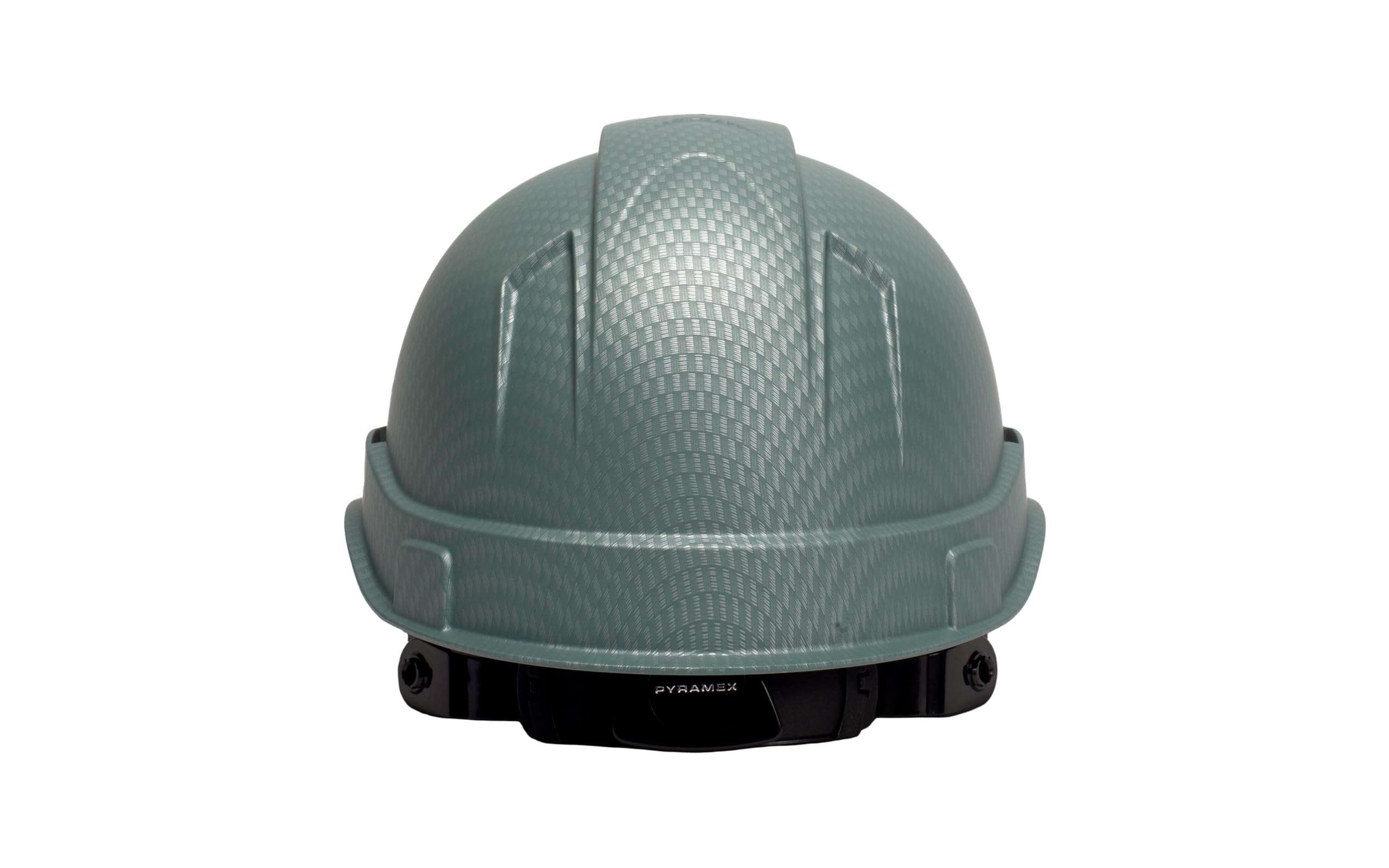 Pyramex Ridgeline - Casco Duro Estilo Gorra, 4 Puntos, trinquete Plateado Mate, Grafito
