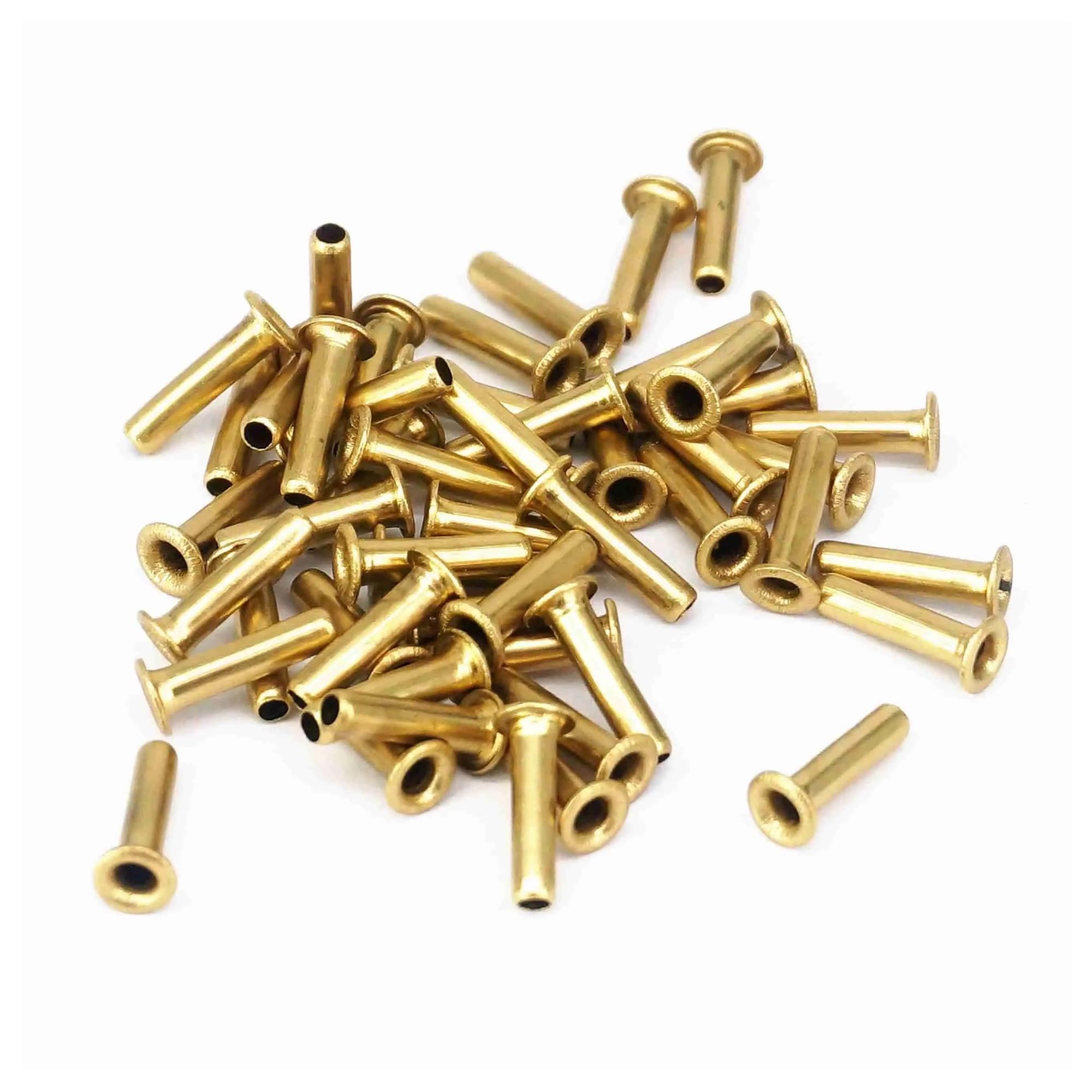 MQXFCZUX Pack of 50pcs Fit Tube I.D 6mm Brass Compression Insert Compression Hose Fitting MQXFCZUX