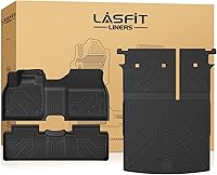 Vista 29 de LASFIT Alfombrillas para automóvil, para todo tipo de clima, elastómero termoplástico personalizable, fácil de limpiar, resistente, no se doblan