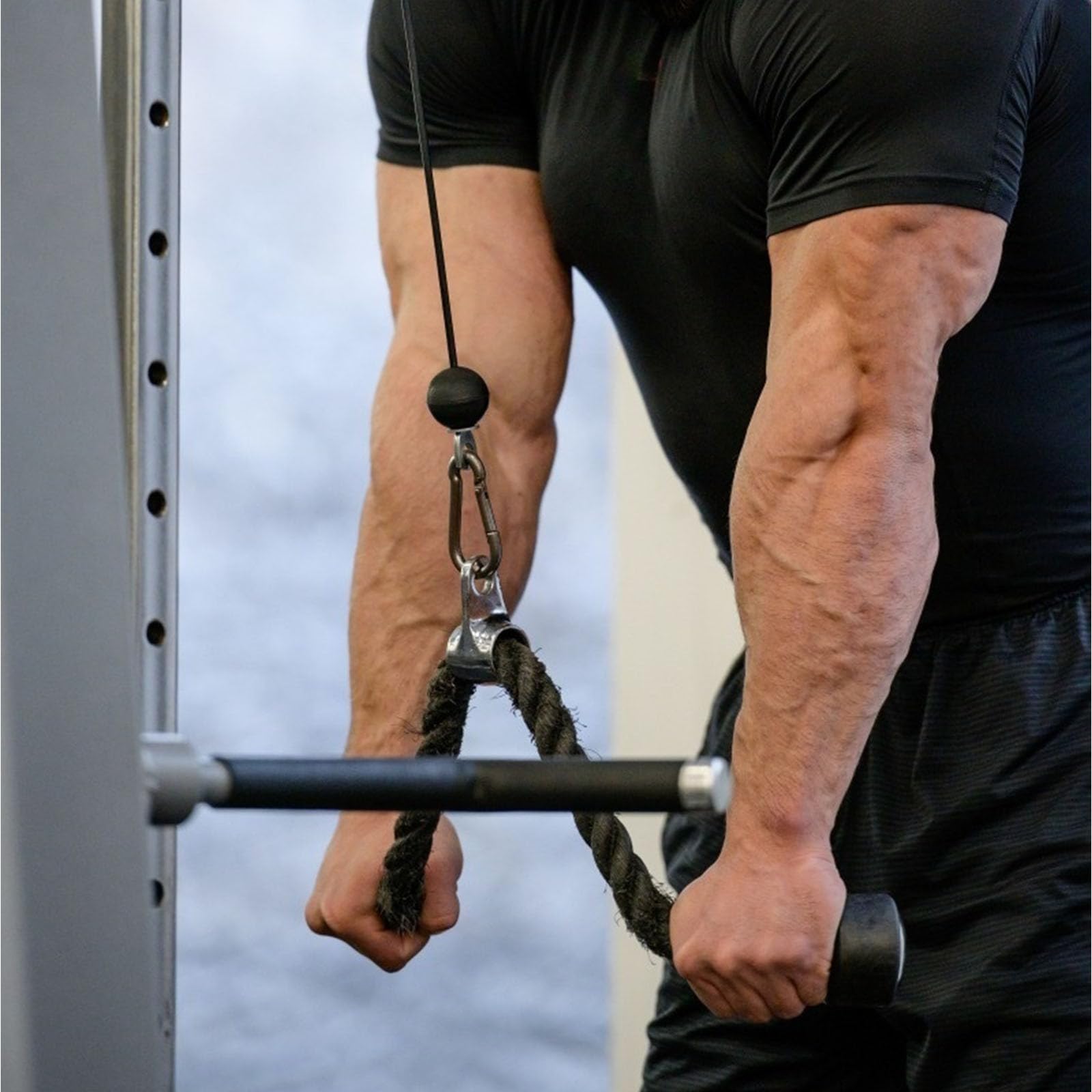Alipis Cable de Fitness para Sistemas de Poleas, Entrenamiento de Tríceps