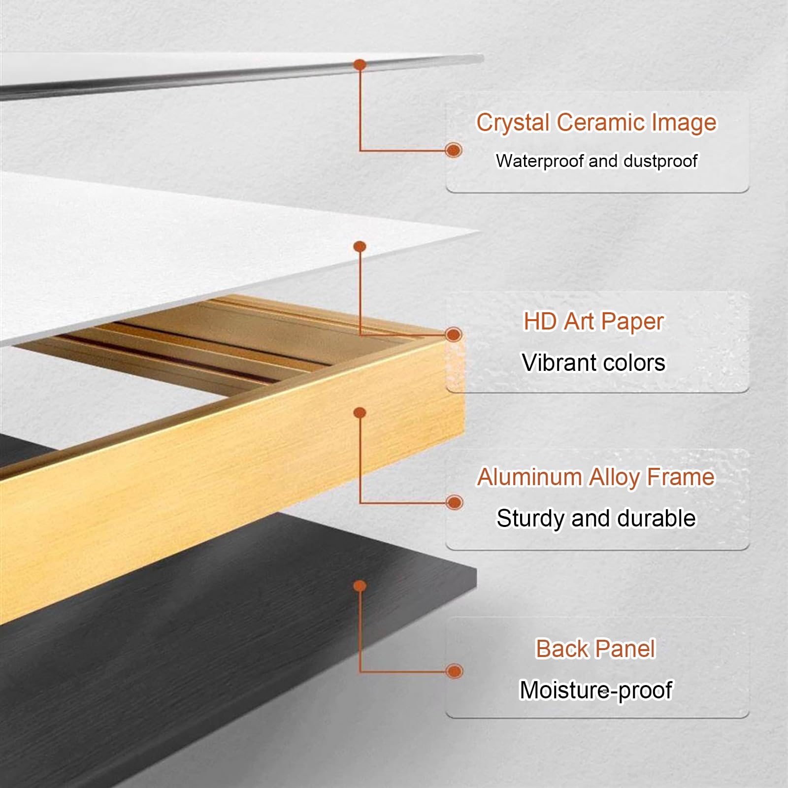 Generico Copertura Decorativa per Quadro Elettrico - Pannello fusibili a Parete, Design a ribalta/Scorrevole, Facile da installare e Pulire, Elegante Finitura Marrone (40x60 cm)