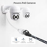 Vista 7 de Cable Matters Paquete de 5 cables Ethernet Cat 6 sin enganches de 10 Gbps, 7 pies, cable Cat 6, cable Cat6, cable Ethernet, negro