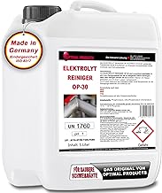 Optimal Products Elektrolytreiniger OP-30 I Zum Edelstahl beizen I Abbeizer für Lack Metall I Nach WIG MIG TIG Schweißen I Edelstahl Politur I 5L