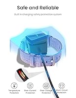 Vista 4 de Sinoacc Cargador para Fitbit Charge 3 Cable de carga USB de repuesto para Fitbit Charge 3 Fitness Activity Tracker 3.3 pies/1M