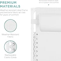 Vista 5 de Best Choice Products Silla reclinable plegable de gravedad cero para exteriores con toldo ajustable, reposacabezas, bandeja lateral para accesorios