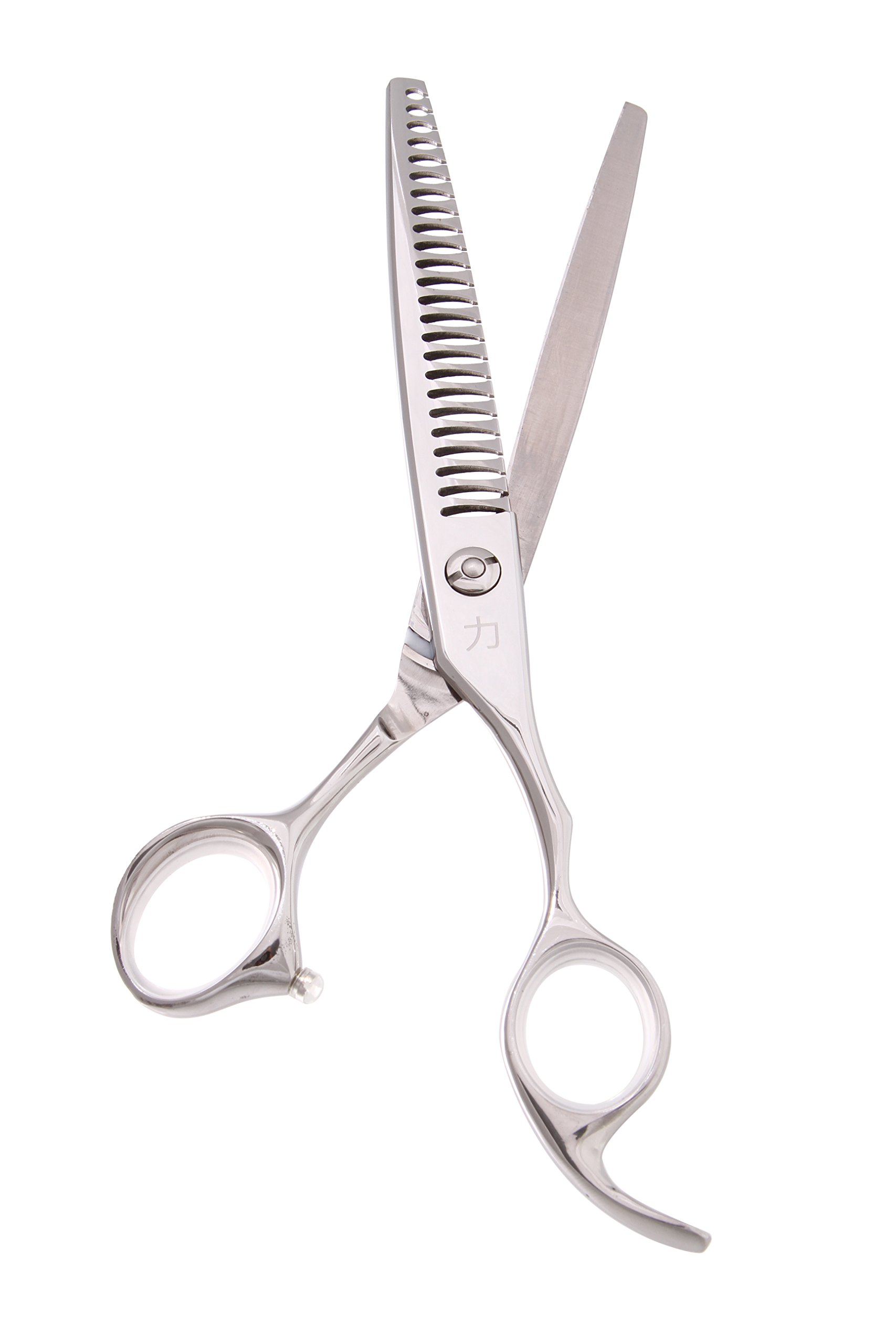 ShearsDirect Japanese Hitachi 440 Carbon 24 Tooth Chunker with Ball Bearing, 7.0", Stainless Steel