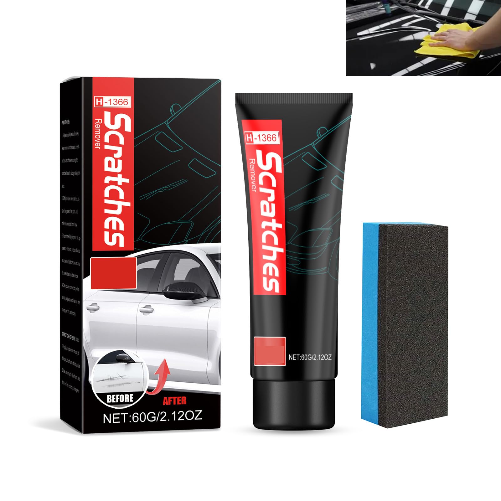 Amazon.co.jp: コンパウンド 車 傷消し 黒 車の傷消し【2025夏新改良型