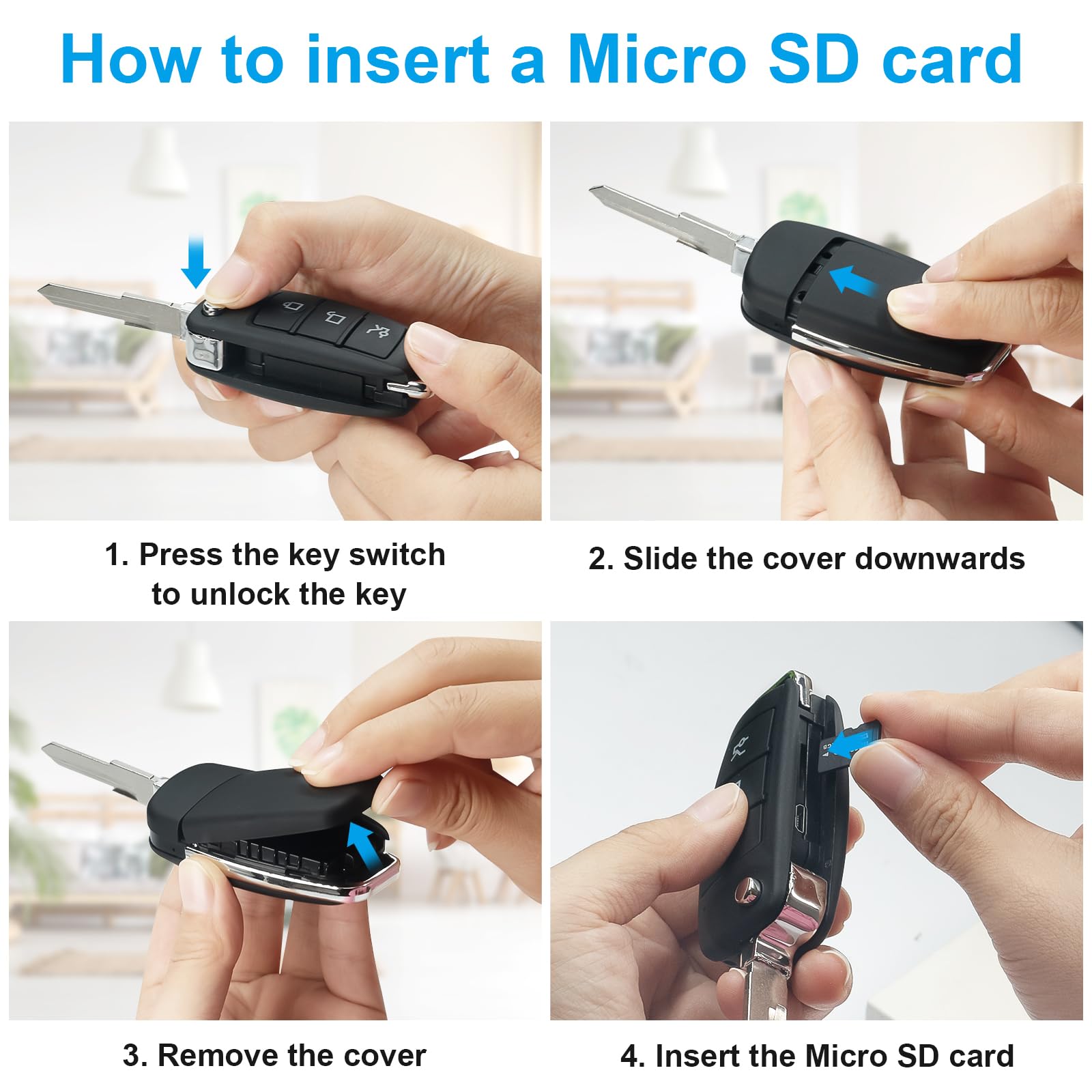 Mini BodyCam, 1080P HD Tragbare Kleine Kamera, MiniBody Kamera mit Nachtsicht/Bewegungsmelder Eingebautem Akku für Meetings/Outdoor-Aktivitäten