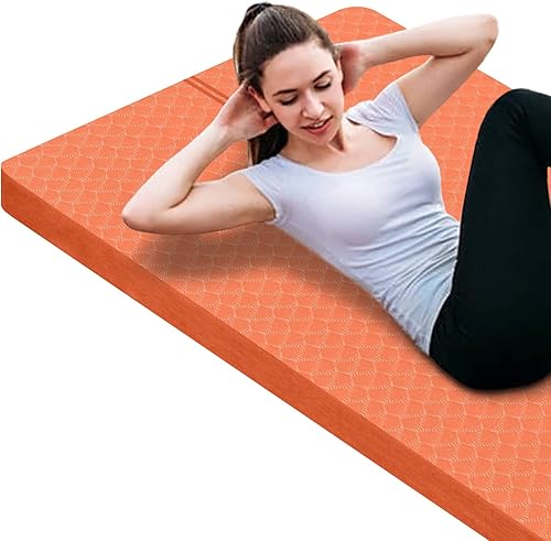 nuveti Large Exercise Mat - 15mm20mm30mm Thick Yoga Mat  Workout Mat for Fitness, Yoga, Pilates, Stretching & Floor Exercises for Women & Men with