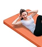 Large Exercise Mat - 15mm/20mm/30mm Thick Yoga Mat | Workout Mat for Fitness, Yoga, Pilates, Stretching & Floor Exercises for Women & Men with Free Carrying Bag