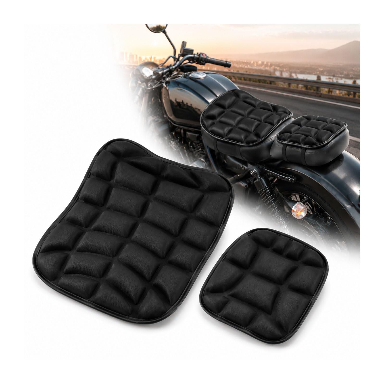 Cojín Asiento Moto Polini CP 125 de Aventura para Rutas de Montaña y Viajes