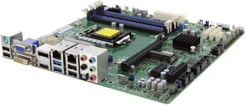 Supermicro Motherboard LGA1150 Core i3/i5/i7 Q87 32GB DDR3 PCI Express SATA USB microATX Retail MBD-X10SLQ-B