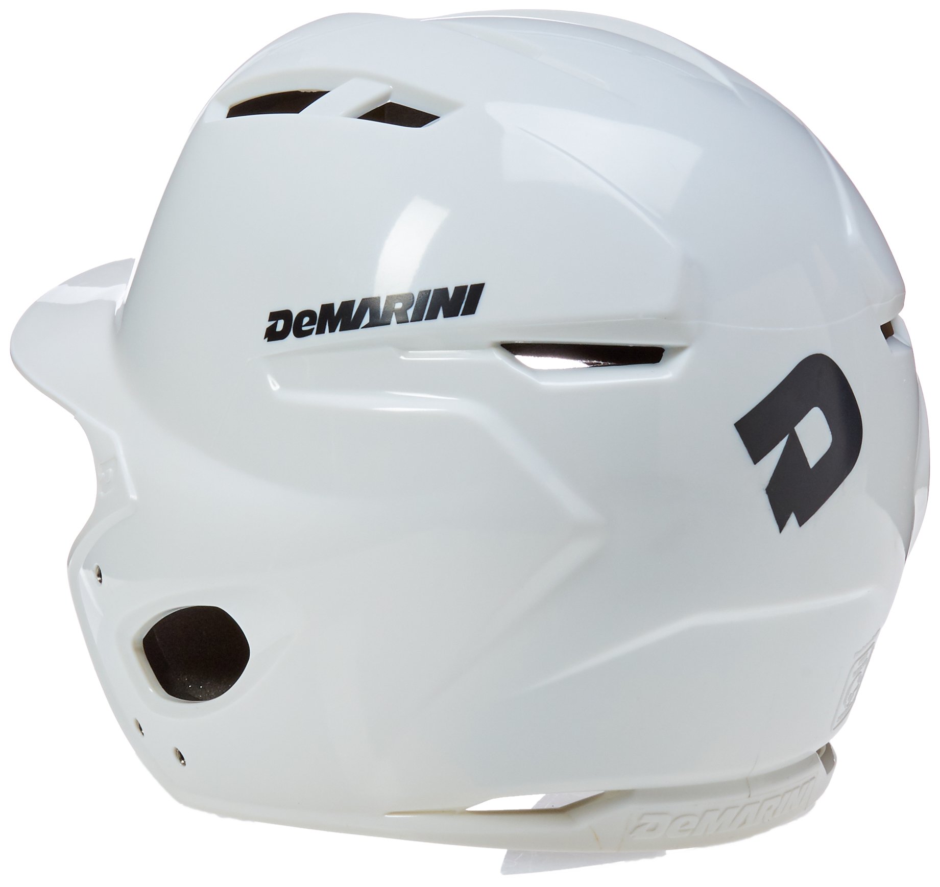 white demarini helmet