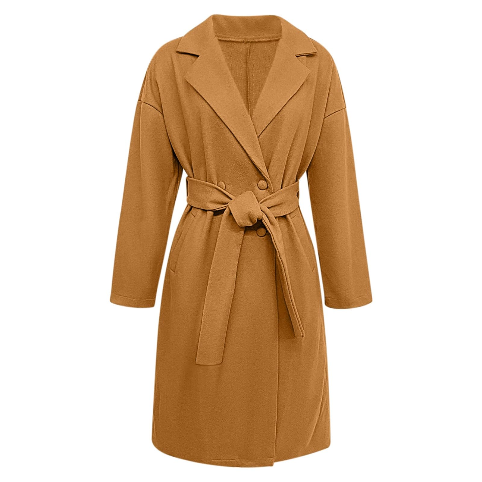 Blazer Femme Elegant Classique Grandes Tailles Veste Bureau Blazer Longues Couleur Manches Boutons Travail Femme Unie