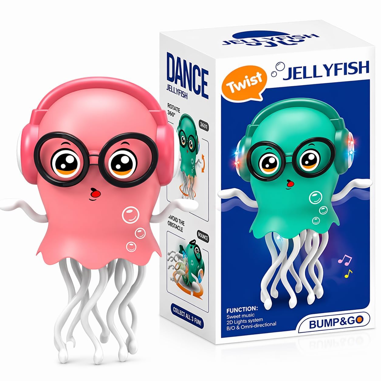 Buy DEZI Dancing Jellyfish Toy for Kids with Music, LED Lights