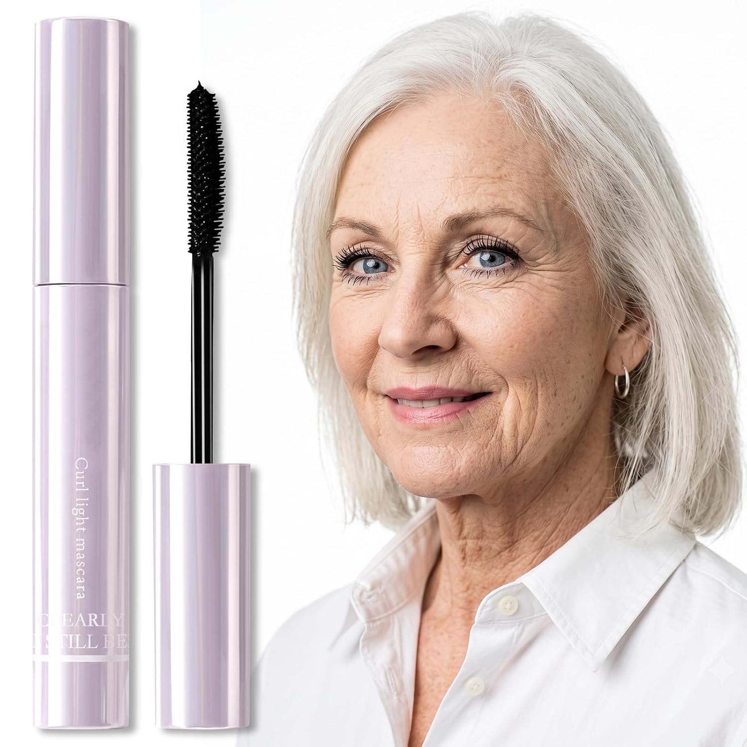 Mascara for Older Women 60 Plus, Tubing Black Mascara Long Lasting