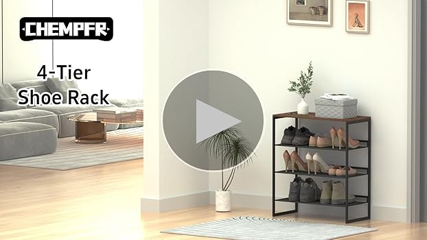 Amazon.com: CHEMPFR Industrial Shoe Rack - Sturdy Steel